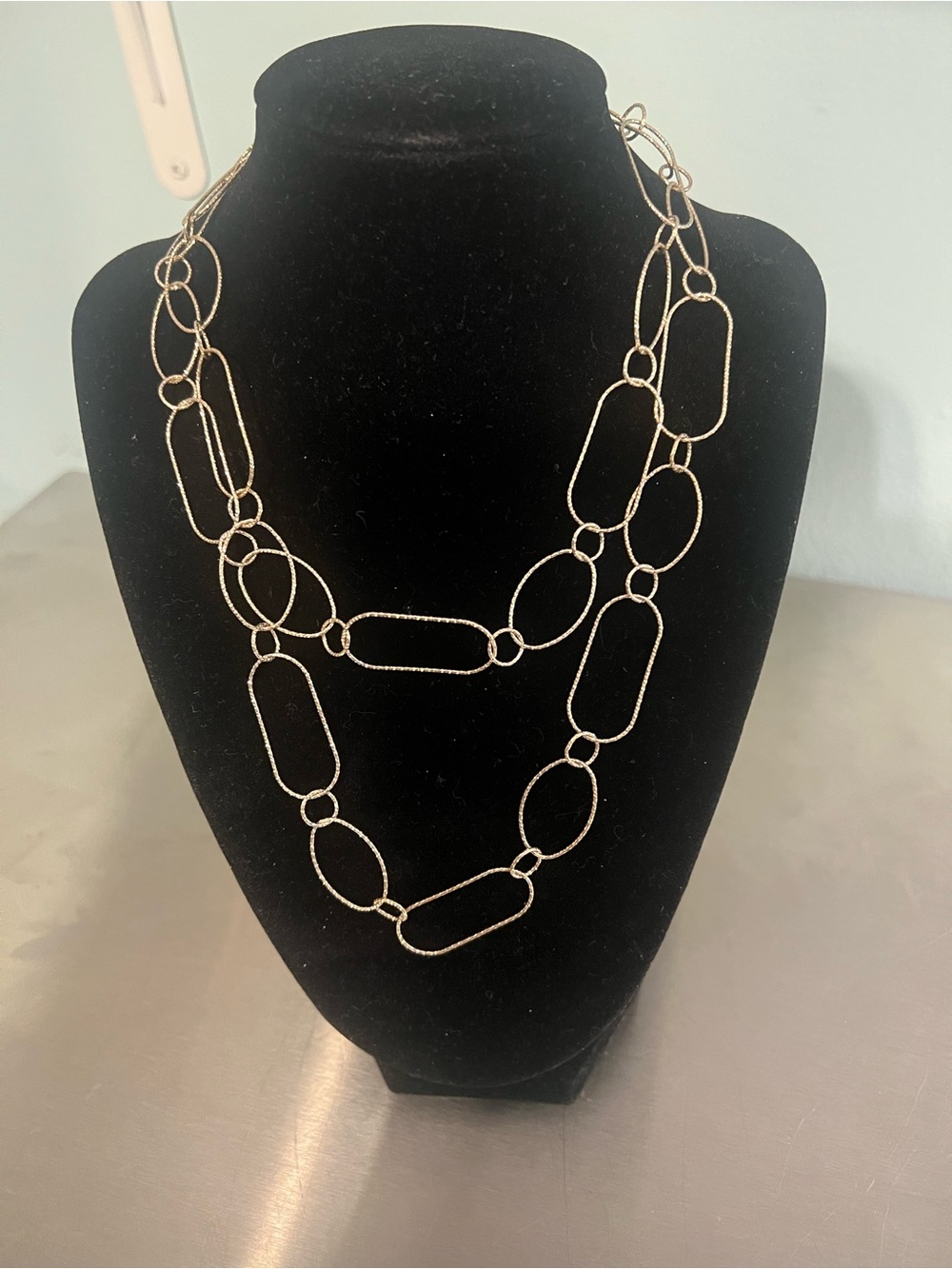 Silpada Sterling Silver Lasting Impression Open link Necklace